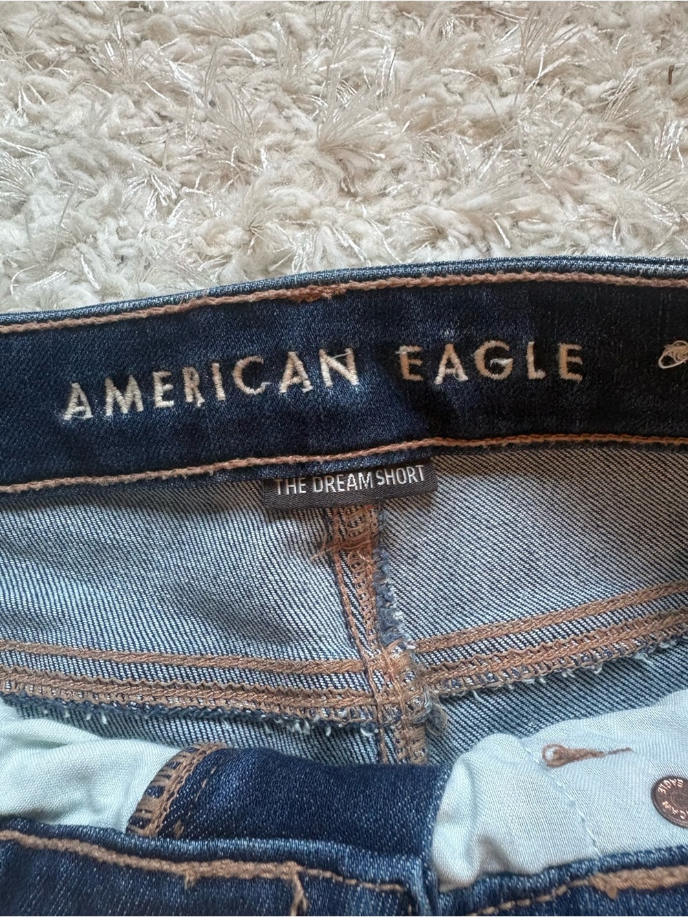 American Eagle Outfitters Dark Indigo “Dream shorts” - Picture 3 of 4